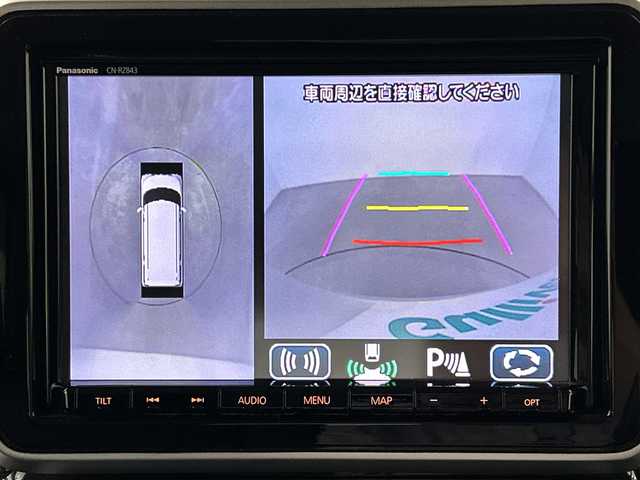 スズキ スペーシア カスタム HYBRID XS ターボ 三重県 2019(平31)年 5.1万km ピュアホワイトP 純正ナビ/・AM/FM/USB/CD/DVD/フルセグ/SD/iPod/Bluetooth/シートヒーター/両側パワースライドドア/クルーズコントロール/ヘッドアップディスプレイ/パドルシフト/ドライブレコーダー/ハーフレザーシート/ステアリングスイッチ/LEDヘッドライト/フォグランプ/クリアランスソナー/純正１５インチAW