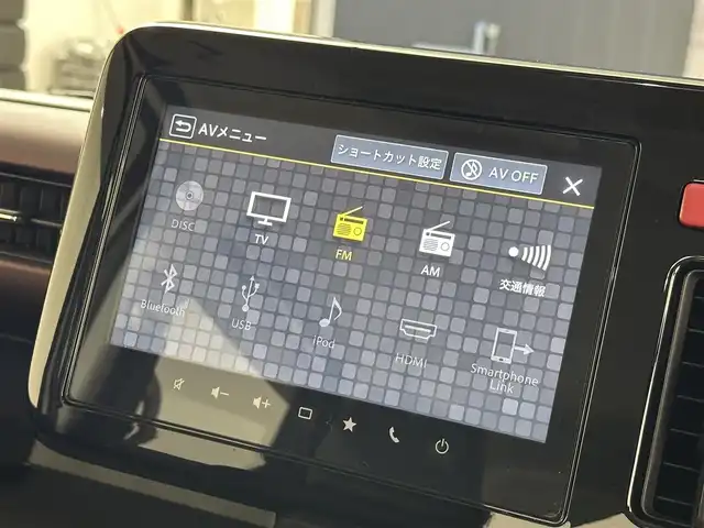 スズキ スペーシア カスタム HYBRID XS ターボ 滋賀県 2025(令7)年 0.4万km ピュアホワイトパール/ブラック2トーン 純正9インチナビ/Bluetooth/フルセグTV/HDMI/USB/DVD/Android Auto/Apple CarPlay/全方位カメラ/追従クルーズコントロール/両側パワースライドドア/ハーフレザーシート/シートヒーター/ステアリングヒーター/前後ドライブレコーダー/ETC