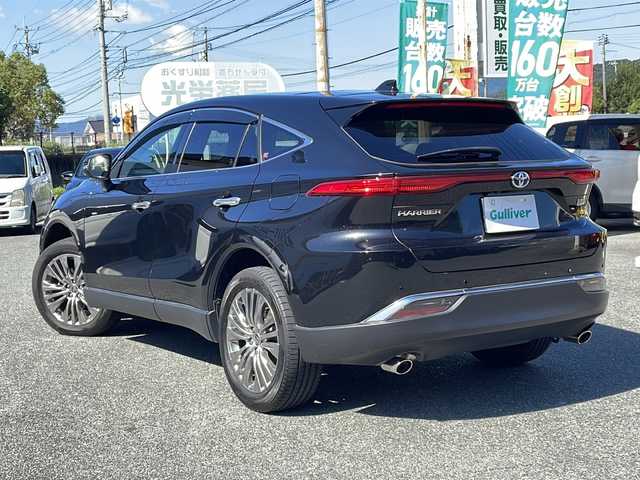 トヨタ ハリアー ハイブリッド Z 山口県 2022(令4)年 3.3万km プレシャスブラックパール 登録時走行距離/　【32113km】/ワンオーナー/保証書/取扱説明書/純正ナビ/フルセグTV/Bluetooth/JBL/アラウンドビュー/パノラマルーフ/ドライブレコーダー/パワーバックドア/モデリスタ/電動パーキングブレーキ/オートブレーキホールド/D席パワーシート/LEDヘッドライト/フォグライト/オートライト/オートマチックハイビーム/レーダークルーズコントロール/ETC2.0/ドアバイザー/純正フロアマット