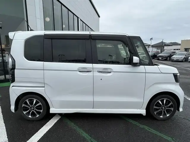 ホンダ Ｎ ＢＯＸ カスタム G EX ホンダセンシング 長崎県 2019(平31)年 6.3万km プラチナホワイトパール ワンオーナー/純正ディスプレイオーディオ/（ワンセグ・CD・BT・HDMI)/ホンダセンシング/バックカメラ/オートライト/LEDヘッドライト/スマートキー/スペアキー/クリアランスソナー/左パワースライドドア/ステアリングスイッチ/新車保証書/取扱説明書