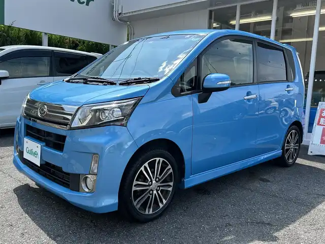 ダイハツ ムーヴ カスタム X VSスマセレ SA&SN 愛知県 2014(平26)年 7.3万km ファインブルーマイカメタリック 純正ナビ/ワンセグテレビ/Bluetooth/スマートアシスト/純正アルミホイール/バックカメラ/DVD再生/プッシュスタート/オートライト/フォグランプ/ベンチシート/ウインカーミラー/電格ミラー/取説、保証書、スペアキー