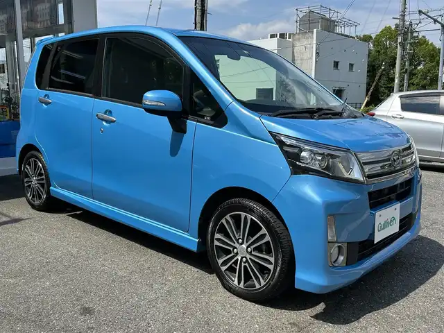 ダイハツ ムーヴ カスタム X VSスマセレ SA&SN 愛知県 2014(平26)年 7.3万km ファインブルーマイカメタリック 純正ナビ/ワンセグテレビ/Bluetooth/スマートアシスト/純正アルミホイール/バックカメラ/DVD再生/プッシュスタート/オートライト/フォグランプ/ベンチシート/ウインカーミラー/電格ミラー/取説、保証書、スペアキー