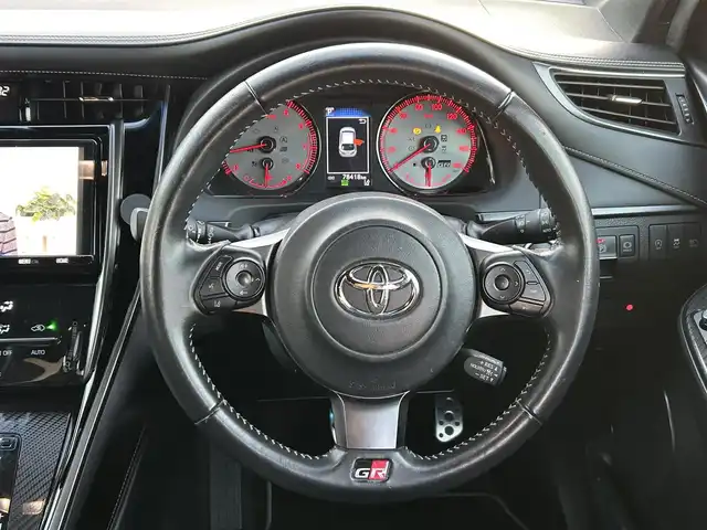 トヨタ ハリアー エレガンス GRスポーツ 宮城県 2019(平31)年 7.9万km ホワイトパールクリスタルシャイン /ワンオーナー//純正9インチメモリナビ//CD/DVD/SD/BT/フルセグテレビ//バックカメラ//ハーフレザーシート//レーダークルーズコントロール//プリクラッシュセーフティ//レーンディパーチャーアラート//D席パワーシート//ビルトインETC//純正ドライブレコーダー//スマートキーx2