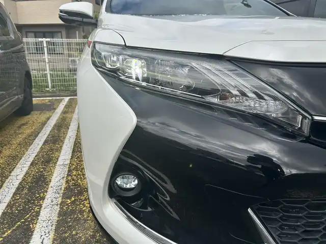 トヨタ ハリアー エレガンス GRスポーツ 宮城県 2019(平31)年 7.9万km ホワイトパールクリスタルシャイン /ワンオーナー//純正9インチメモリナビ//CD/DVD/SD/BT/フルセグテレビ//バックカメラ//ハーフレザーシート//レーダークルーズコントロール//プリクラッシュセーフティ//レーンディパーチャーアラート//D席パワーシート//ビルトインETC//純正ドライブレコーダー//スマートキーx2
