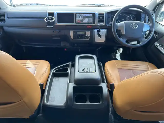 トヨタ ハイエース GL 滋賀県 2019(令1)年 10.9万km ホワイトパールクリスタルシャイン ワンオーナー/社外ナビ　【パイオニア】/　【AM・FM/DISC/Bluetooth/USB/TV】/バックカメラ/フリップダウンモニター/片側パワースライドドア/レーンキープアシスト/衝突軽減防止システム/シートカバー/ETC