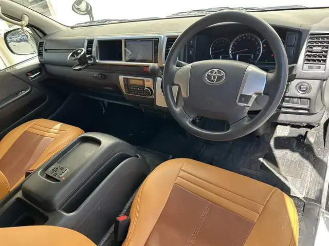 トヨタ ハイエース GL 滋賀県 2019(令1)年 10.9万km ホワイトパールクリスタルシャイン ワンオーナー/社外ナビ　【パイオニア】/　【AM・FM/DISC/Bluetooth/USB/TV】/バックカメラ/フリップダウンモニター/片側パワースライドドア/レーンキープアシスト/衝突軽減防止システム/シートカバー/ETC