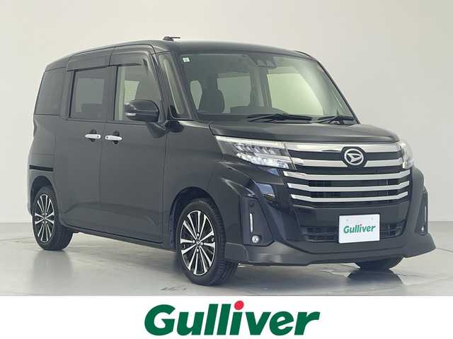 ダイハツ トール カスタムG ターボ 愛知県 2021(令3)年 2.4万km ブラックマイカメタリック 純正ディーラーＯＰＳＤナビ　/フルセグTV/スマートアシスト　/衝突回避支援ブレーキ/車線逸脱警報/オートハイビーム/両側パワスラ　/バックカメラ　/前後コーナーセンサー　/ターボ　/LEDライト　/クルーズコントロール追従機能有　/スマートキー　/純正ドラレコ　/純正AW15インチ　/アイドリングストップ/純正ビルトインETC/パワーステアリング/パワーウィンドウ/スペアキー/Bluetooth/CD/DVD再生機能/USB入力端子/HDMI/純正フロアマット/リアアンダーエアロ付/Wエアバッグ
