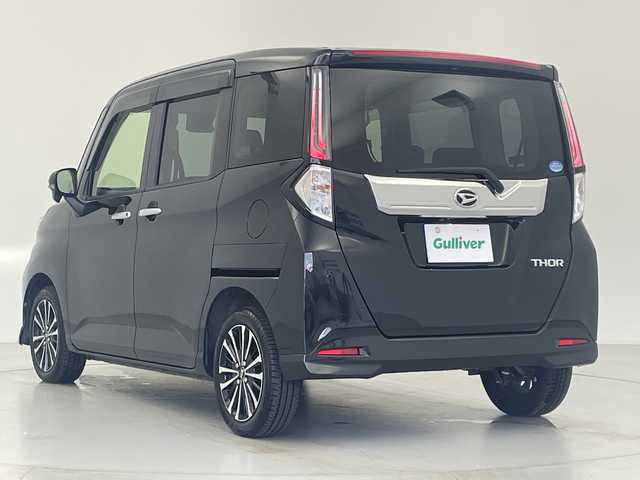 ダイハツ トール カスタムG ターボ 愛知県 2021(令3)年 2.4万km ブラックマイカメタリック 純正ディーラーＯＰＳＤナビ　/フルセグTV/スマートアシスト　/衝突回避支援ブレーキ/車線逸脱警報/オートハイビーム/両側パワスラ　/バックカメラ　/前後コーナーセンサー　/ターボ　/LEDライト　/クルーズコントロール追従機能有　/スマートキー　/純正ドラレコ　/純正AW15インチ　/アイドリングストップ/純正ビルトインETC/パワーステアリング/パワーウィンドウ/スペアキー/Bluetooth/CD/DVD再生機能/USB入力端子/HDMI/純正フロアマット/リアアンダーエアロ付/Wエアバッグ