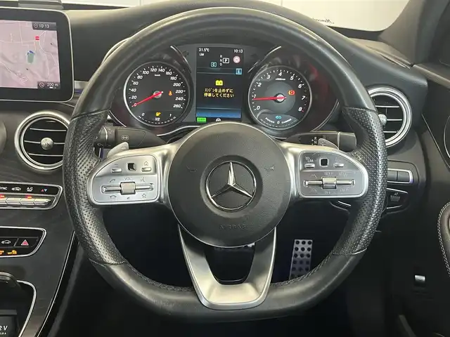 メルセデス・ベンツ Ｃ２００ アバンギャルド AMGライン 静岡県 2019(令1)年 4.6万km ダイヤモンドホワイト 純正10.25型HDDナビ/（フルセグTV/BT/AM/FM/CarPlay）/バックモニター/アクティブブレーキアシスト/ACC/パドルシフト/シートヒーター/コーナーセンサー/前後ドラレコ/ETC2.0/BSM/インテリジェントライトシステム/コンフォートエントリー/スペアキー/EQ Power Charge/エアサス搭載車