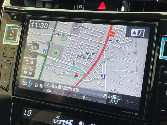 トヨタ ハリアー ハイブリッド プレミアム 岩手県 2015(平27)年 11.8万km ブラック ４WD/ALPINE９インチナビ（Bluetooth CD DVD フルセグ）/クルーズコントロール/レーンアシスト/プリクラッシュセーフティ/コーナーセンサー/MT付きAT/パワーバックドア/パワーシート/ドライブレコーダー/ETC/横滑り防止装置/オートハイビーム/バックカメラ/アイドリングストップ/車両接近通報装置/LEDヘッドライト/純正１８インチアルミホイール