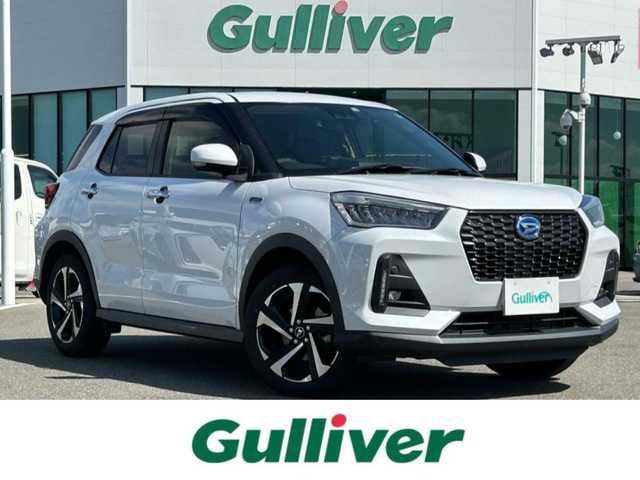 ダイハツ ロッキー プレミアム G HEV 佐賀県 2022(令4)年 2.5万km シャイニングホワイトパール /ワンオーナー//純正9型プレミアムメモリーナビ//バックカメラ//フルセグTV/DVD/USB/HDMI//Bluetooth/TVキャンセラー//ナビ連動ドライブレコーダー//ハーフレザーシート//シートヒーター//電動パーキングブレーキ//オートブレーキホールド//ETC//スマートキー//AC１００V//スマートアシスト//先行者発進お知らせ//衝突警報//車線逸脱警報//ステアリングアシスト//標識認識//ふらつき警報//追従型オートクルーズコントロール//S-PDL（スマートペダル）//新車保証書//取扱説明書//スペアキー