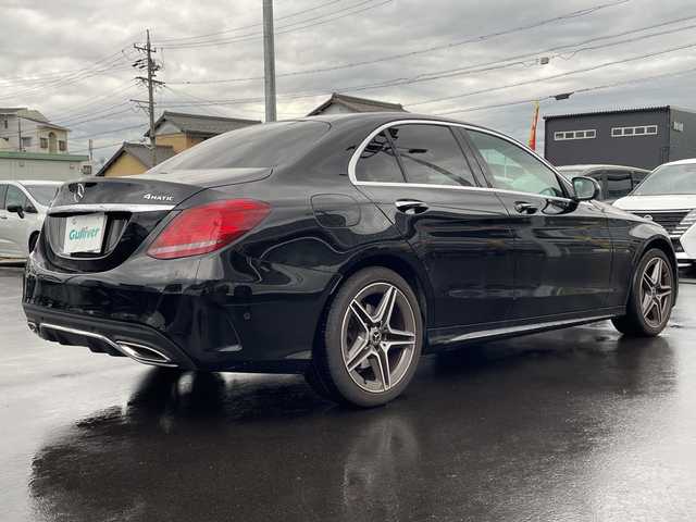 メルセデス・ベンツ Ｃ２００ 4マチック AVG AMGライン 三重県 2019(平31)年 4.5万km 黒 /純正ナビ//Burmester//4WD//バックカメラ//ETC//追従式クルーズコントロール//コーナーセンサー//アイドリングストップ//レザーシート//パワーシート//シートヒーター//本革ステアリング//パドルシフト//ステアリングリモコン//LEDヘッドランプ//電動パーキングブレーキDVDナビ