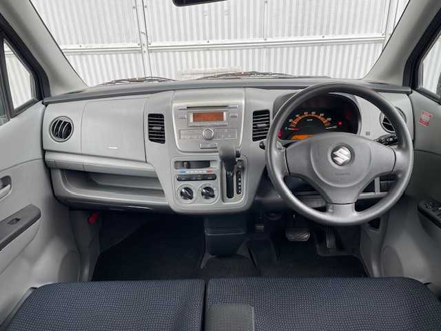 スズキ ワゴンＲ FX 茨城県 2010(平22)年 7.4万km ブリーズブルーメタリック 盗難防止装置/CDチェンジャー/フロアマット純正/ベンチシート/FM/AM/パワーウィンドウ/パワーステアリング/スペアキー×１