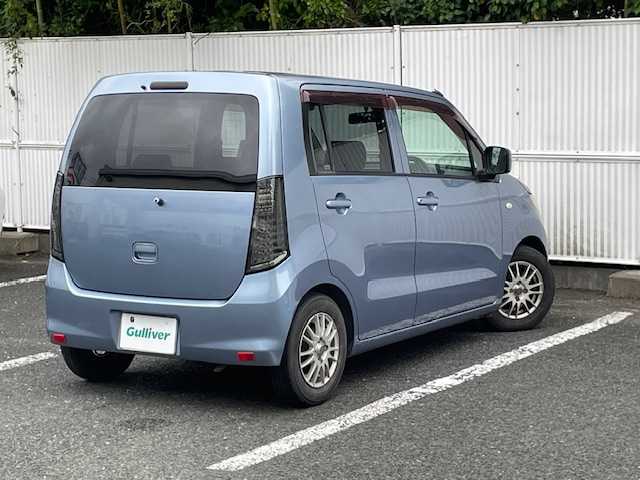 スズキ ワゴンＲ FX 茨城県 2010(平22)年 7.4万km ブリーズブルーメタリック 盗難防止装置/CDチェンジャー/フロアマット純正/ベンチシート/FM/AM/パワーウィンドウ/パワーステアリング/スペアキー×１