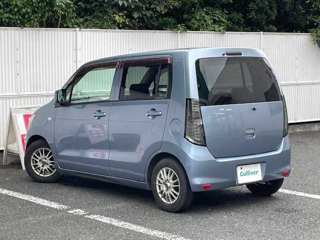 スズキ ワゴンＲ FX 茨城県 2010(平22)年 7.4万km ブリーズブルーメタリック 盗難防止装置/CDチェンジャー/フロアマット純正/ベンチシート/FM/AM/パワーウィンドウ/パワーステアリング/スペアキー×１
