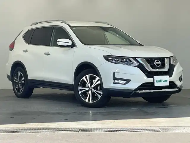日産 エクストレイル 20Xi 栃木県 2018(平30)年 7.8万km ブリリアントホワイトパール 純正メモリナビ/（CD/DVD/フルセグTV/Bluetooth/SD/AUX/USB）/全方位カメラ/プロパイロット/コーナーセンサー/ビルトインETC/前方ドライブレコーダー/前席シートヒーター/ルーフレール/禁煙車/オートライト/LEDヘッドライト/横滑り防止装置/フォグランプ/スマートキー/プッシュスタート/アイドリングストップ/ステアリングスイッチ/革巻きステアリング/ウィンカーミラー/純正18インチアルミホイール/純正フロアマット