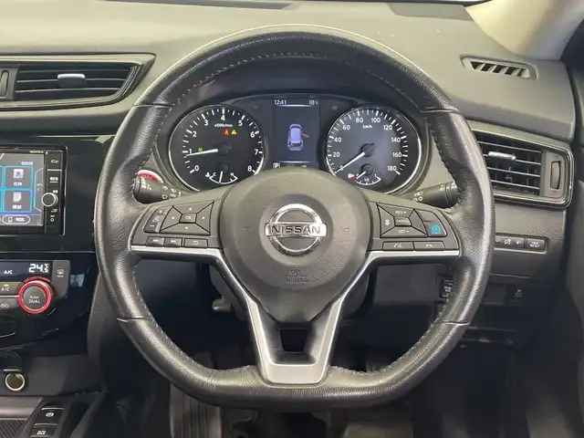 日産 エクストレイル 20Xi 栃木県 2018(平30)年 7.8万km ブリリアントホワイトパール 純正メモリナビ/（CD/DVD/フルセグTV/Bluetooth/SD/AUX/USB）/全方位カメラ/プロパイロット/コーナーセンサー/ビルトインETC/前方ドライブレコーダー/前席シートヒーター/ルーフレール/禁煙車/オートライト/LEDヘッドライト/横滑り防止装置/フォグランプ/スマートキー/プッシュスタート/アイドリングストップ/ステアリングスイッチ/革巻きステアリング/ウィンカーミラー/純正18インチアルミホイール/純正フロアマット