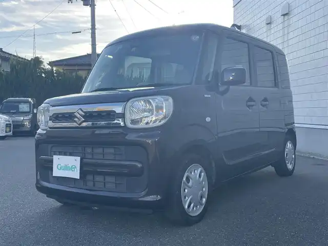 スズキ スペーシア HYBRID X 山形県 2018(平30)年 5.8万km アーバンブラウンパールメタリック レーダーブレーキサポート/社外メモリナビ/CD/DVD/DTV/Bluetooth/USB/両側パワースライドドア/シートヒーター /アイドリングストップ/コーナーセンサー /スマートキー/スペアキー /プッシュスタート/ETC/オートライト/純正フロアマット
