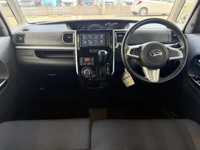 ダイハツ タント カスタム RS スマートセレ SA 兵庫県 2014(平26)年 7.9万km パールホワイトⅢ 社外メモリーナビ/（CD/DVD/BT/フルセグTV）/バックカメラ/両側パワースライド/社外アルミホイール付きスタッドレスタイヤ積み込み/ETC/LEDヘッドライト/AUTOライト/スマートキー/保証書/取扱説明書