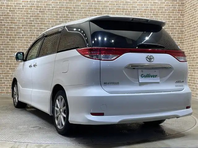 トヨタ エスティマ アエラス Gエディション 岩手県 2010(平22)年 13.2万km ホワイトパールクリスタルシャイン 両側パワースライドドア　/クルーズコントロール/リヤオートエアコン/寒冷地仕様/MTモード付AT/純正ナビ/バックカメラ/ETC/オートライト/HIDヘッドランプ/フォグランプ/オットマン/ウォークスルー/Bluetooth接続/純正フロアマット/社外１７インチアルミホイール