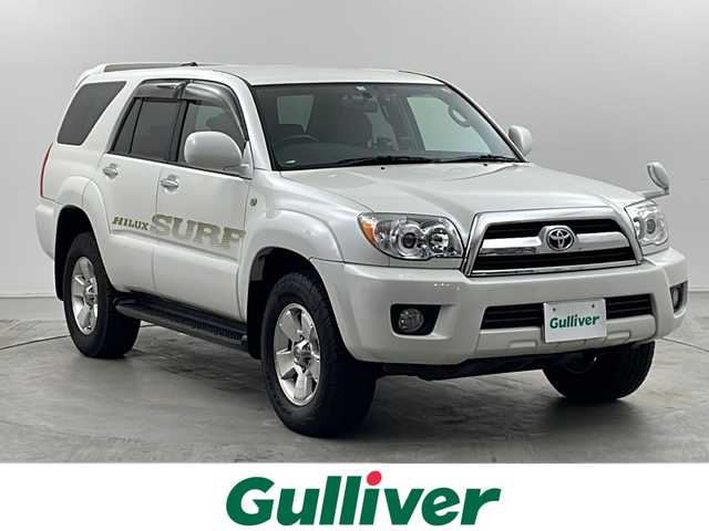 トヨタ ハイラックス サーフ SSR－G 栃木県 2008(平20)年 11.1万km ホワイトパールクリスタルシャイン 社外ナビ/（CD/DVD/AM/FM)/４WD/ETC/ドライブレコーダー/電動格納ミラー/純正アルミホイール/純正フロアマット/フォグライト/リモコンキー
