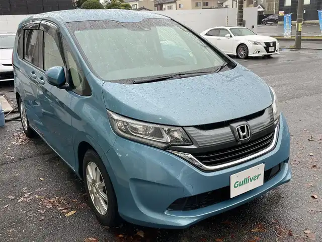 ホンダ フリード＋ G ホンダセンシング 新潟県 2017(平29)年 2万km ブルーホライゾンM ワンオーナー/メモリナビ/ワンセグテレビ/社外ホイールスタッドレスタイヤ装着/純正ホイール車載/バックカメラ/アイドリングストップ/クルーズコントロール/ドアバイザー/プッシュスタート/両側パワースライドドア/ETC/純正フロアマット/Bluetooth/スペアキー1個
