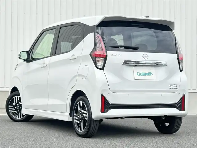 日産 デイズ HWS X プロパイロットED 群馬県 2024(令6)年 0.3万km プレミアムサンシャインオレンジメタリック/シルキーホワイト ワンオーナー/純正ナビ/(AM/FM/TV/BT/HDMI/SD)/アラウンドビューモニター/プロパイロット/エマージェンシーブレーキ/車線逸脱警報/後側方支援/クロストラフィックアラート/先行車発進お知らせ機能/横滑り防止機能/クリアランスソナー/ムービングオブジェクトディテクション/踏み間違い防止機能/アイドリングストップ/社外フロアマット/AUTOライト/LEDヘッドライト/取扱説明書/スペアキー1
