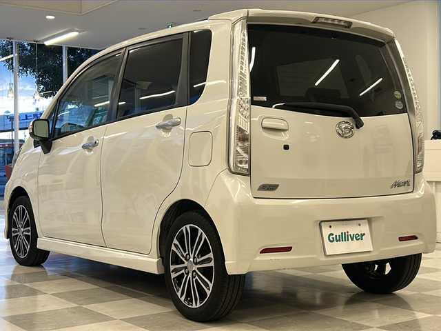 ダイハツ ムーヴ カスタム X VSスマートセレSA 岐阜県 2014(平26)年 12.3万km パールホワイトⅢ スマートアシスト/SDナビ/フルセグTV/Bluetooth/エコアイドル/ETC/LEDヘッドライト/オートライト/スマートキー/プッシュスタート/革巻ステアリング