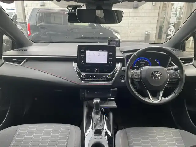 トヨタ カローラ スポーツ G Z 道央・札幌 2020(令2)年 12.3万km アティチュードブラックマイカ 純正ディスプレイオーディオ（AM/FM/USB/BT/フルセグTV/CD/DVD）/バックカメラ/ドライブレコーダー前後/シートヒーター/オートエアコン/オートブレーキホールド/電動パーキングブレーキ/パドルシフト/衝突軽減ブレーキ/レーンアシスト/クルーズコントロール/横滑り防止装置/オートマチックハイビーム/ステアリングヒーター/レーダー探知機/ＳＯＳスイッチ/純正エンジンスターター/アイドリングストップ/積み込み夏タイヤ（AW付）/電動格納ミラー/純正ドアバイザー/純正フロアマット/プッシュスタート/ETC/取説、保証書有/スペアキー×1