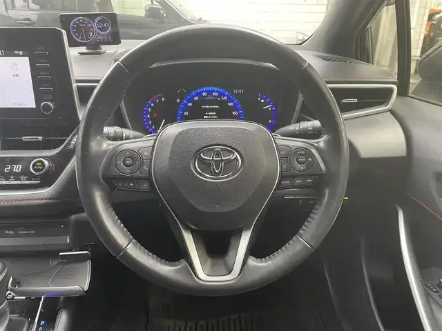 トヨタ カローラ スポーツ G Z 道央・札幌 2020(令2)年 12.3万km アティチュードブラックマイカ 純正ディスプレイオーディオ（AM/FM/USB/BT/フルセグTV/CD/DVD）/バックカメラ/ドライブレコーダー前後/シートヒーター/オートエアコン/オートブレーキホールド/電動パーキングブレーキ/パドルシフト/衝突軽減ブレーキ/レーンアシスト/クルーズコントロール/横滑り防止装置/オートマチックハイビーム/ステアリングヒーター/レーダー探知機/ＳＯＳスイッチ/純正エンジンスターター/アイドリングストップ/積み込み夏タイヤ（AW付）/電動格納ミラー/純正ドアバイザー/純正フロアマット/プッシュスタート/ETC/取説、保証書有/スペアキー×1