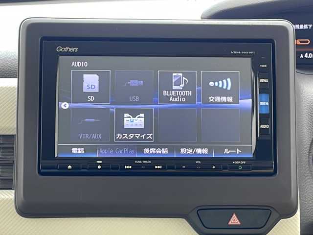 ホンダ Ｎ ＢＯＸ G L ホンダセンシング 大阪府 2017(平29)年 4.6万km プレミアムイエローパールⅡ 禁煙車/純正ナビVXM-185FI/   フルセグＴＶ ＤＶＤ再生 Ｂｌｕｅｔｏｏｔｈ USB/バックカメラ/ビルドインＥＴＣ/クルーズコントロール/両側パワースライドドア/LEDヘッドライト/オートライト/純正フロアマット/プッシュスタート/電動格納ミラー/ウインカーミラー/パワーステアリング/パワーウインドウ