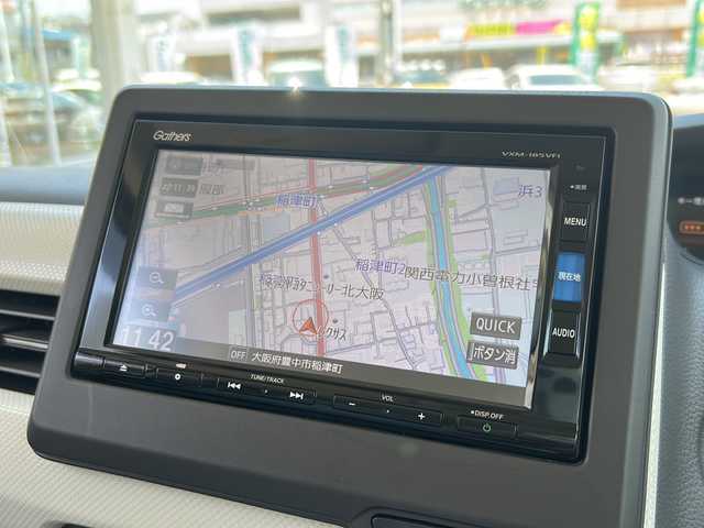 ホンダ Ｎ ＢＯＸ G L ホンダセンシング 大阪府 2017(平29)年 4.6万km プレミアムイエローパールⅡ 禁煙車/純正ナビVXM-185FI/   フルセグＴＶ ＤＶＤ再生 Ｂｌｕｅｔｏｏｔｈ USB/バックカメラ/ビルドインＥＴＣ/クルーズコントロール/両側パワースライドドア/LEDヘッドライト/オートライト/純正フロアマット/プッシュスタート/電動格納ミラー/ウインカーミラー/パワーステアリング/パワーウインドウ