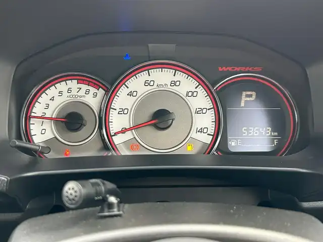 スズキ アルト ワークス 宮城県 2020(令2)年 5.4万km ピュアホワイトP TEIN車高調/HKSマフラー/社外エアクリーナー/ADVAN Racing15インチAW/セーフティサポート/・デュアルセンサーブレーキサポート/・後退時ブレーキサポート/・誤発進抑制機能（後方含む）/・リアパーキングセンサー/・車線逸脱警報/・ふらつき警報機能/・先行車発進お知らせ機能/・ハイビームアシスト/純正ナビ（CN-RZ753W）/・CD/DVD/・Bluetooth/・フルセグTV/バックカメラ/ビルトインETC/革巻きステアリング/パドルシフト/HIDヘッドランプ/フォグランプ/オートライト/スマートキー/プッシュスタート/電動格納ミラー/純正フロアマット/純正ドアバイザー/Wエアバッグ