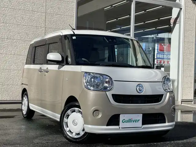 ダイハツ ムーヴ キャンバス X SA Ⅲ 埼玉県 2019(平31)年 3.8万km パールホワイトⅢ/ナチュラルベージュマイカメタリック 2トーン /ワンオーナー//純正メモリナビ//フルセグTV//バックカメラ//CD/DVD/Bluetooth//両側パワースライドドア//ETC//スマートキーx2//社外LEDヘッドランプ//ドライブレコーダー//衝突軽減ブレーキ//車線逸脱警報//Wエアバッグ//ABS//横滑り防止装置//アイドリングSTOP//ステアリングオーディオリモコン//オートライト//オートハイビーム//プライバシーガラス//ドアバイザー//新車時保証書//取扱説明書//ナビ取説