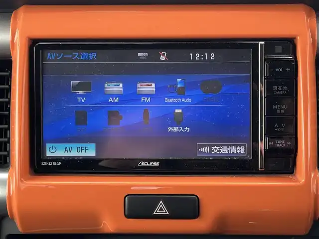 スズキ ハスラー G 奈良県 2016(平28)年 8.1万km パッションオレンジマイカ/スペリアホワイト Bluetooth　/シートヒーター　/ETC　/SDナビ　/衝突軽減システム　/横滑り防止装置　/スマートキー　/盗難防止装置