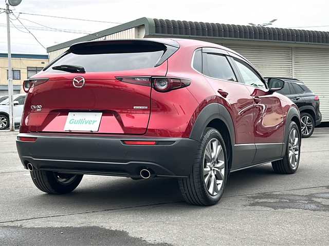 マツダ ＣＸ－３０ 20S 道北・旭川 2022(令4)年 1.1万km ソウルレッドクリスタルM 4WD/純正ナビ(CD/DVD/BT/フルセグ)/全方位モニター/オートライト/アイドリングストップ/ETC/革巻きステアリング/ステアリングリモコン/コーナーセンサー/ウィンカーミラー/フォグランプ/横滑り防止/LEDヘッドライト/スマートキー/社外AW付き冬タイヤ積込/取説/純正フロアマット