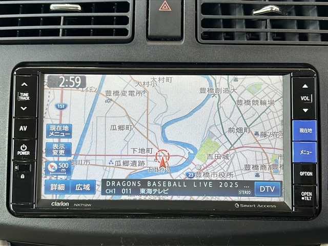 ダイハツ ムーヴ X SA 愛知県 2013(平25)年 3.5万km ブラックマイカメタリック ワンオーナー/社外7インチメモリナビ/(Bluetooth/フルセグTV/DVD)/スマートセーフティー/(衝突軽減/誤発進抑制機能/先行車発進告知)/スマートキー/(スペアキー×1)/純正フロアマット/純正ドアバイザー/オートライト/取説/保証書