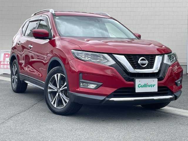日産 エクストレイル 20Xi 静岡県 2020(令2)年 7.5万km ガーネットレッド ●純正SDナビ/(ワンセグ/CD/DVD/Bluetooth/AUX)/(MM5190-L)/●全席シートヒーター/●全方位カメラ/●インテリジェントクルーズコントロール/●プロパイロット/●エマージェンシーブレーキ/●レーンキープアシスト/●前後コーナーセンサー/●電動パーキングブレーキ/●オートブレーキホールッド/●LEDヘッドライト＆フォグランプ/●フォグランプ/●オートライト/●革巻きステアリング/●ETC2.0/●前後ドライブレコーダー/●デジタルインナーミラー/●電動リアゲート/●電動格納ウィンカーミラー/●USB/●ドアバイザー/●スマートキー/●プッシュスタート/●純正フロアマット/●純正18インチアルミホイール/●ダブルSRS＋ABS/●保証書/●取扱説明書