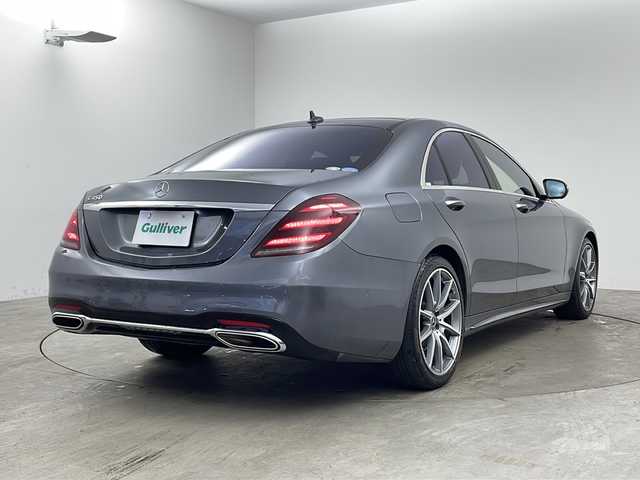 メルセデス・ベンツ Ｓ４５０ エクスクルーシブ AMGライン 兵庫県 2018(平30)年 9.6万km セレナイトグレー ・ベーシックパッケージ/パノラミックスライディングルーフ/クロージングサポーター/イルミネーテッドステップカバー/前席シートベンチレーター/後席シートヒーター/エアバランスパッケージ/・レザーエクスクルーシブパッケージ/Burmesterサラウンドシステム/ナッパレザーシート/前席リラクゼーション機能/前席シートヒーター・プラス/マルチコントロールシートバック/ドライビングダイナミックシート/・AMGラインプラス/AMGスタイリングパッケージ/ロゴ付きブレーキキャリパー/ドリルベンチレーテッドディスク/本革巻きウッドステアリング/ヘッドアップディスプレイ/ステンレスペダル/ブラックハイグロスポプラウッドインテリアトリム/・レーダーセーフティパッケージ/アクティブディスタンスアシスト・ディストロニック/アクティブステアリングアシスト/アクティブレーンチェンジングアシスト/アクティブエマージェンシーストップアシスト/アクティブブレーキアシスト/アクティブブラインドスポットアシスト/アクティブレーンキーピングアシスト/トラフィックサインアシスト/・純正ナビ/・３６０°カメラシステム/・置くだけ充電/・ETC