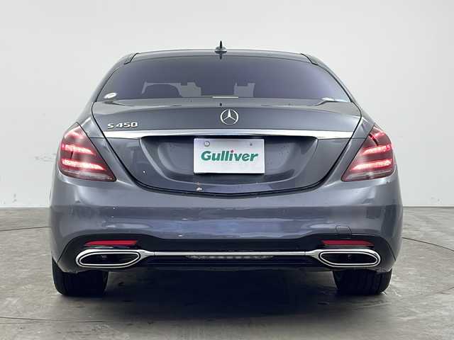 メルセデス・ベンツ Ｓ４５０ エクスクルーシブ AMGライン 兵庫県 2018(平30)年 9.6万km セレナイトグレー ・ベーシックパッケージ/パノラミックスライディングルーフ/クロージングサポーター/イルミネーテッドステップカバー/前席シートベンチレーター/後席シートヒーター/エアバランスパッケージ/・レザーエクスクルーシブパッケージ/Burmesterサラウンドシステム/ナッパレザーシート/前席リラクゼーション機能/前席シートヒーター・プラス/マルチコントロールシートバック/ドライビングダイナミックシート/・AMGラインプラス/AMGスタイリングパッケージ/ロゴ付きブレーキキャリパー/ドリルベンチレーテッドディスク/本革巻きウッドステアリング/ヘッドアップディスプレイ/ステンレスペダル/ブラックハイグロスポプラウッドインテリアトリム/・レーダーセーフティパッケージ/アクティブディスタンスアシスト・ディストロニック/アクティブステアリングアシスト/アクティブレーンチェンジングアシスト/アクティブエマージェンシーストップアシスト/アクティブブレーキアシスト/アクティブブラインドスポットアシスト/アクティブレーンキーピングアシスト/トラフィックサインアシスト/・純正ナビ/・３６０°カメラシステム/・置くだけ充電/・ETC