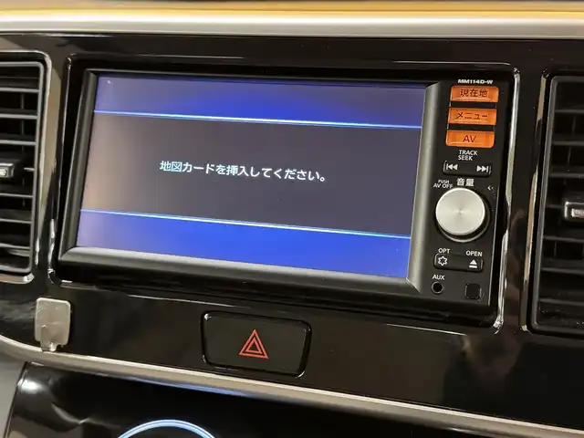 日産 デイズ ルークス X Vセレ +SeftyⅡ 群馬県 2014(平26)年 6.4万km ブラック 純正7型ナビ/　フルセグ/BT/CD/DVD/SD/USB/AUX/エマージェンシーブレーキ/アラウンドビューモニター/片側パワースライドドア/アイドリングストップ/横滑り防止/純正フロアマット/プッシュスタート/スマートキー/ETC