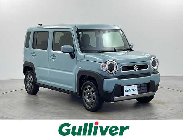スズキ ハスラー HYBRID G 栃木県 2024(令6)年 0.2万km オフブルーM 禁煙車/デュアルカメラブレーキサポート/レーダークルーズコントロール/コーナーセンサー/車線逸脱警報/シートヒーター　/ＬＥＤヘッドライト/ＡＵＴＯエアコン/ＡＵＴＯライト