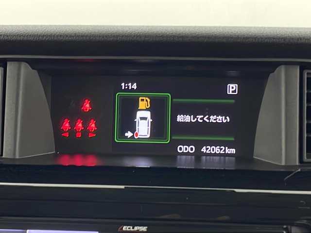 ダイハツ トール カスタムG ターボ SAⅡ 新潟県 2017(平29)年 4.2万km ブラックマイカメタリック 禁煙車/社外メモリナビ/ワンセグ/CD/   AVN133M/バックカメラ/両側パワースライドドア/スマートキー/クルーズコントロール/衝突被害軽減ブレーキ/ドライブレコーダー/　DRV-MR760/LEDヘッドライト/オートライト/フォグランプ/革巻きステアリング/ETC
