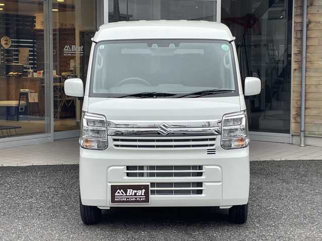 スズキ エブリイ JOINターボ 福島県 2024(令6)年 0.1千km パールホワイト 4WD（切替）/衝突被害軽減ブレーキ/LEDヘッドライト/オートライト/オートマチックハイビーム/両側パワースライドドア/横滑り防止装置/コーナーセンサー/アイドリングストップ/シートヒーター