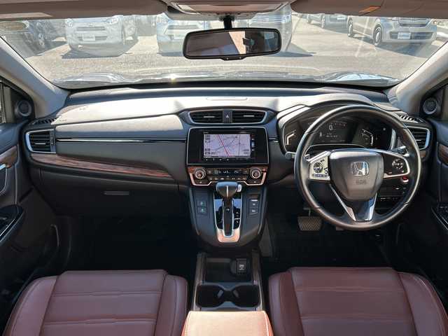 ホンダ ＣＲ－Ｖ EX・マスターピース 茨城県 2018(平30)年 6万km ルーセブラックM 7人乗り/４WD/ワンオーナー/純正メモリナビ【VRU-195cvi】/(地デジTV・CD・DVD・BT・ラジオ再生)/サンルーフ/レーダークルーズコントロール/レーンアシスト/衝突軽減ブレーキ/本革レザーシート/シートヒーター/パワーシート/バックカメラ/ビルトインETC/ドライブレコーダー/オートライト/LEDヘッドライト/純正18inアルミホイール/純正フロアマット/スマートキー/スペアキー/取扱説明書/保証書