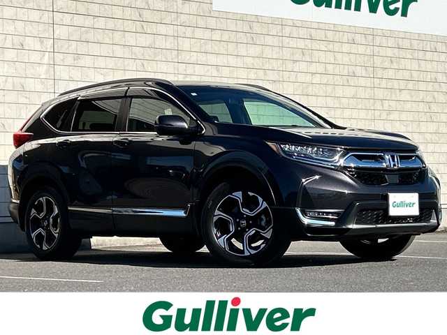 ホンダ ＣＲ－Ｖ EX・マスターピース 茨城県 2018(平30)年 6万km ルーセブラックM 7人乗り/４WD/ワンオーナー/純正メモリナビ【VRU-195cvi】/(地デジTV・CD・DVD・BT・ラジオ再生)/サンルーフ/レーダークルーズコントロール/レーンアシスト/衝突軽減ブレーキ/本革レザーシート/シートヒーター/パワーシート/バックカメラ/ビルトインETC/ドライブレコーダー/オートライト/LEDヘッドライト/純正18inアルミホイール/純正フロアマット/スマートキー/スペアキー/取扱説明書/保証書