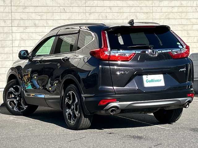 ホンダ ＣＲ－Ｖ EX・マスターピース 茨城県 2018(平30)年 6万km ルーセブラックM 7人乗り/４WD/ワンオーナー/純正メモリナビ【VRU-195cvi】/(地デジTV・CD・DVD・BT・ラジオ再生)/サンルーフ/レーダークルーズコントロール/レーンアシスト/衝突軽減ブレーキ/本革レザーシート/シートヒーター/パワーシート/バックカメラ/ビルトインETC/ドライブレコーダー/オートライト/LEDヘッドライト/純正18inアルミホイール/純正フロアマット/スマートキー/スペアキー/取扱説明書/保証書