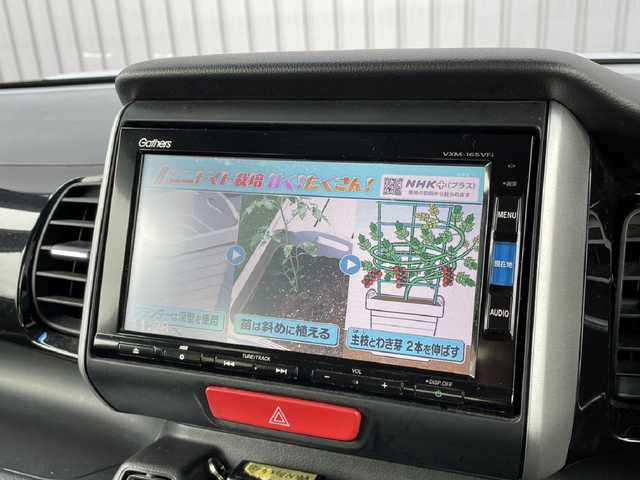 ホンダ Ｎ ＢＯＸ カスタム G ターボ Lパッケージ 青森県 2016(平28)年 4.2万km スマートブラック スマートキー/スタートボタン/4WD/クルーズコントロール/ABS/横滑り防止/盗難防止/パドルシフト/前席シートヒーター/両側パワースライドドア/純正HDDナビ/（CD・DVD・SD・Bluetooth）/フルセグTV/リア席サンシェード/オートエアコン/（プラズマクラスター搭載）/HIDヘッドライト/LEDフォグランプ/LEDポジションランプ/純正15AW有/純正フロアマット