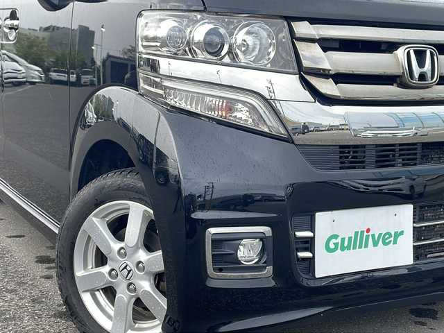 ホンダ Ｎ ＢＯＸ カスタム G ターボ Lパッケージ 青森県 2016(平28)年 4.2万km スマートブラック ・4WD/・純正フルセグナビTV/・CD・DVD・SD・Bluetooth/・クルーズコントロール/・横滑り抑制装置/・盗難防止装置/・パドルシフト/・前席シートヒーター/・両側パワースライドドア/・フルセグTV/・リア席サンシェード/・オートエアコン/・HIDヘッドライト/・LEDフォグランプ/・LEDポジションランプ/・純正15AW有/・純正フロアマット/・保証書/・取扱説明書