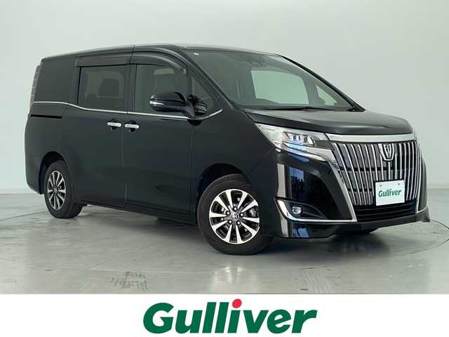 トヨタ エスクァイア Gi 宮城県 2019(平31)年 5.4万km ブラック Toyota Safety Sense 	/・プリクラッシュセーフティ	/・レーンディパーチャーアラート	/・オートマチックハイビーム/クルーズコントロール/純正9型ナビ/・BT.SD.CD.DVD/フルセグTV/バックカメラ/両側パワースライドドア	/レザーシート/前席シートヒーター/純正ドライブレコーダー（F）/ビルトインETC2.0/ウッドコンビステアリング	/ステアリングスイッチ/LEDヘッドライト/LEDフォグランプ/フロアマット/純正15inAW/ロールサンシェード/シートバックテーブル